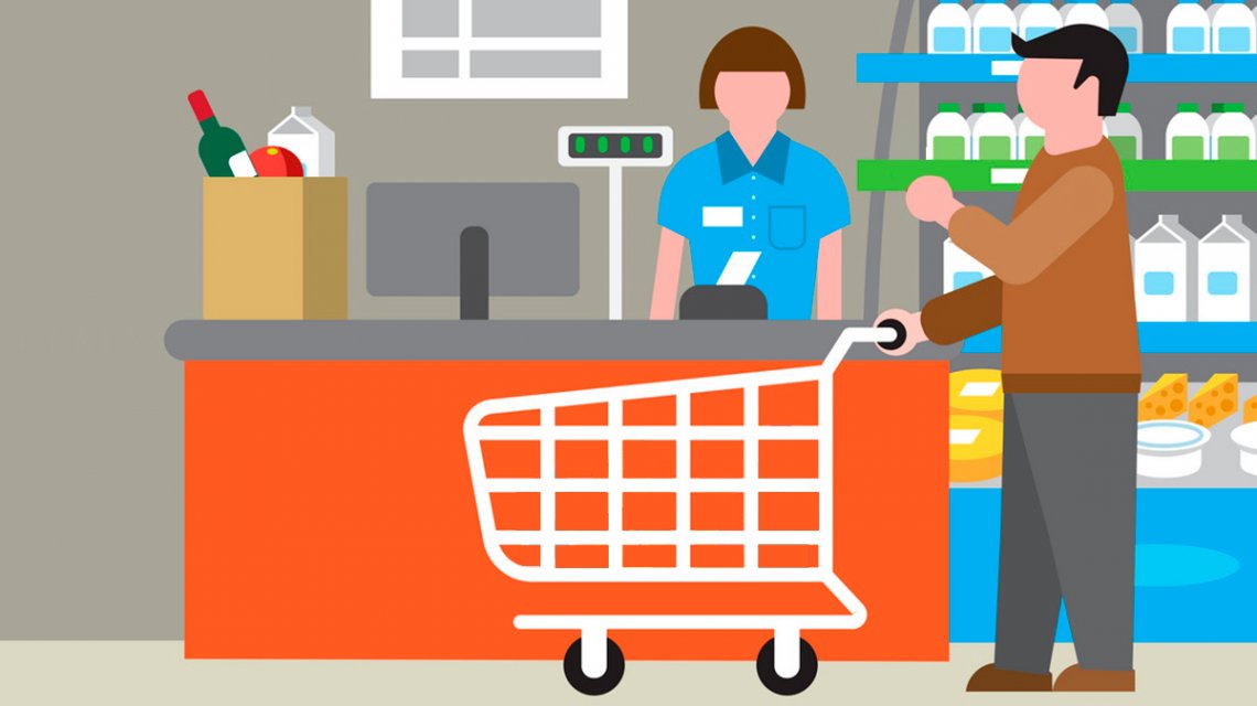 C5N's tweet image. 🛒 Según el INDEC, $1 de cada $4 del presupuesto de un hogar se van en comida bit.ly/2snVwuU