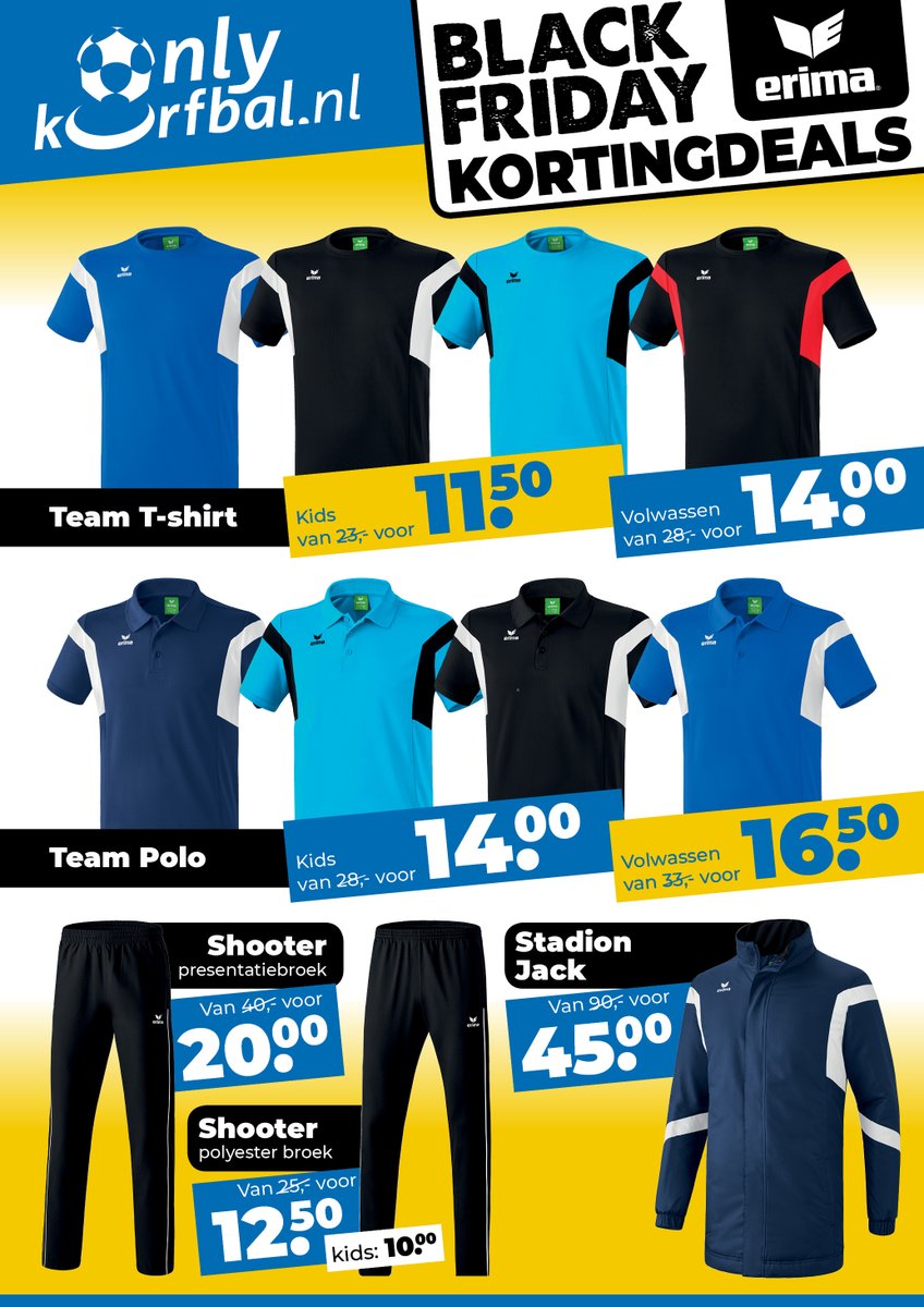 🖤 BLACK FRIDAY 🖤 Nu 50% korting op deze geselecteerde #Erima items ⤵️ onlykorfbal.nl/winkel/?s=Blac…