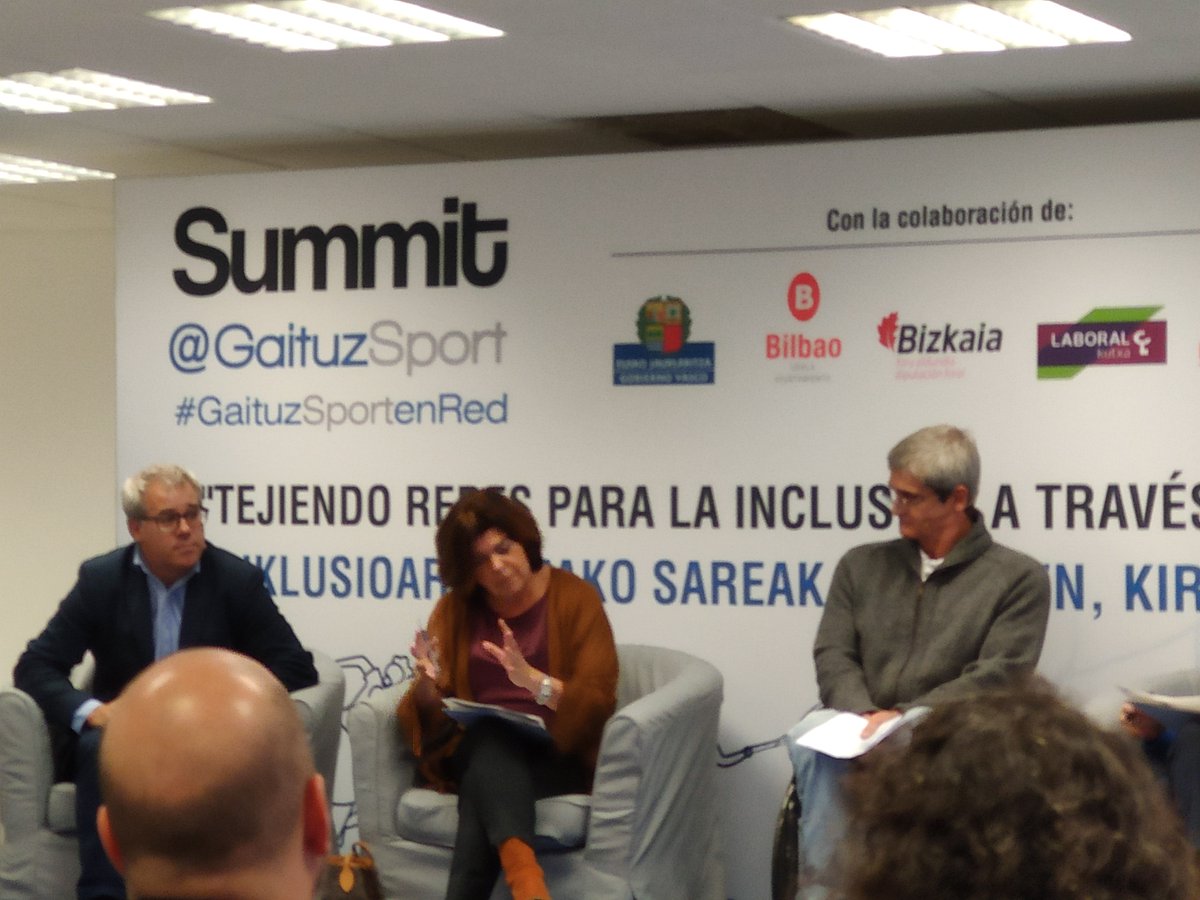 mugimenteuskadi's tweet photo. 🔴 (eu) M. Alonso: "Diferentzia integratzeko marko inklusibloa gainditu eta bizikidetasun positiboa hartu behar dugu." 
🔵 (es) M. Alonso: "Debemos superar el marco inclusivo y adoptar la convivencia positiva".
@GaituzSport 
#PertsonaAktiboak #gaituzsportenred https://t.co/dAoZ2wJ0x0