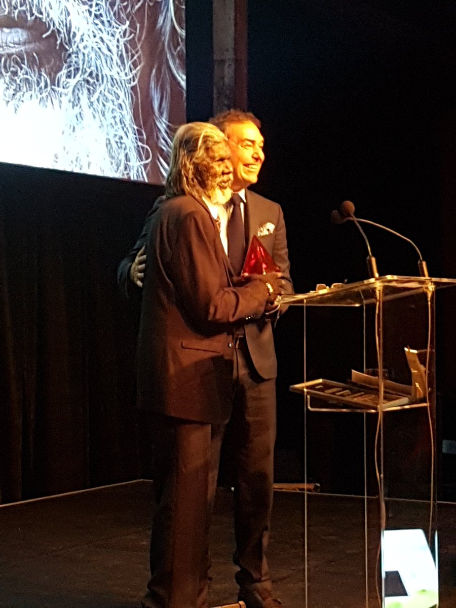 SA_Film's tweet photo. π Amazing night for South Australian Film at the #RubyAwards19 tonight! Icon David Gulpilil won the Premier's Award for Lifetime Achievement; Adelaide actor Tilda Cobham-Hervey won the Frank Ford Memorial Young Achiever Award, and Hotel Mumbai won Best Work Within a Festival! https://t.co/T9Fdnk2Ibb