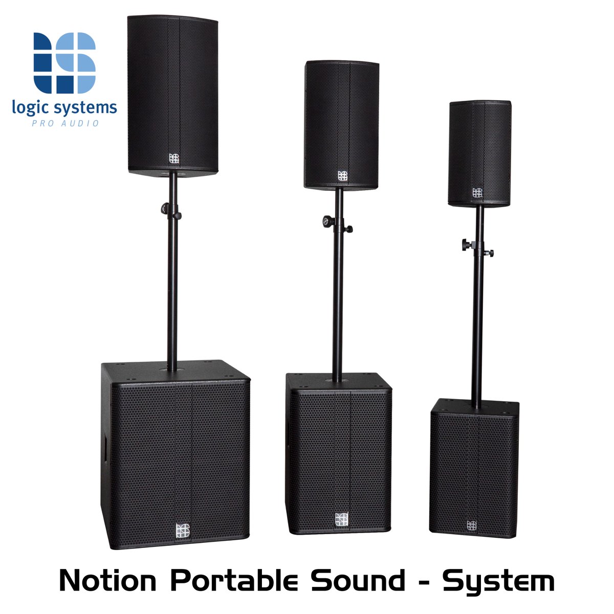 It's #BlackFriday2019 so why not take a look at our black speakers.
Notion Portable Sound for many applications including AV, Theatre, Live Bands &amp; DJ's.
We have some fantastic deals,for more information &amp; demos please get in touch.
logicsystems.co.uk/notion-portabl…