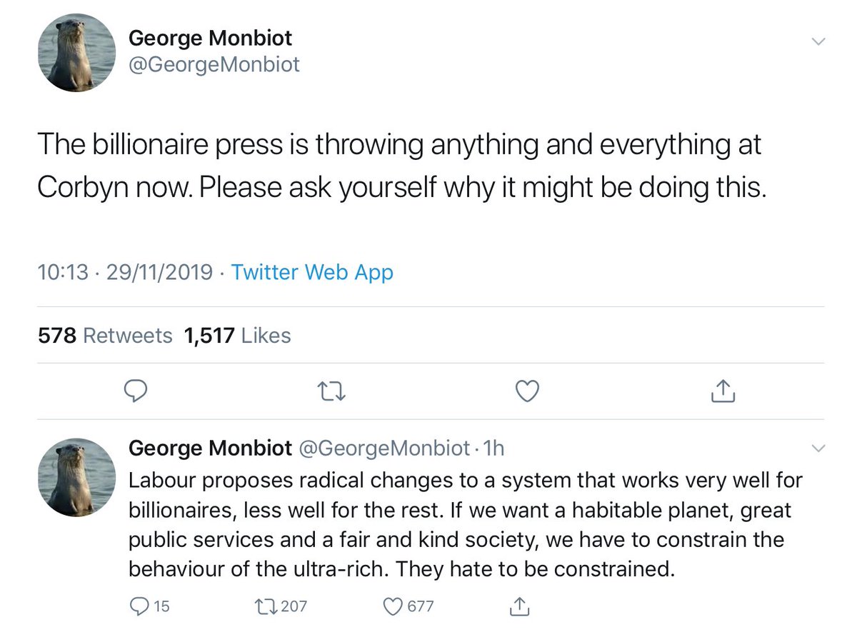 When Labour stop seeing their potential voters as weak minds who are easy prey to a conspiratorial billionaire class & start to entertain the idea UK citizens might genuinely value different things to them they might finally face the prospect of majority govt again