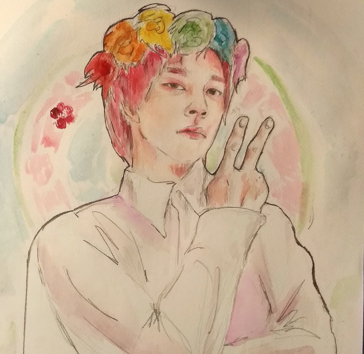 vxnusclown's tweet photo. I wish you like It 💕
See you in Madrid, sunshine 🏳️‍🌈
 #DrawingsfromNeverland #HollandinEU https://t.co/nlQ6wEcrB9
