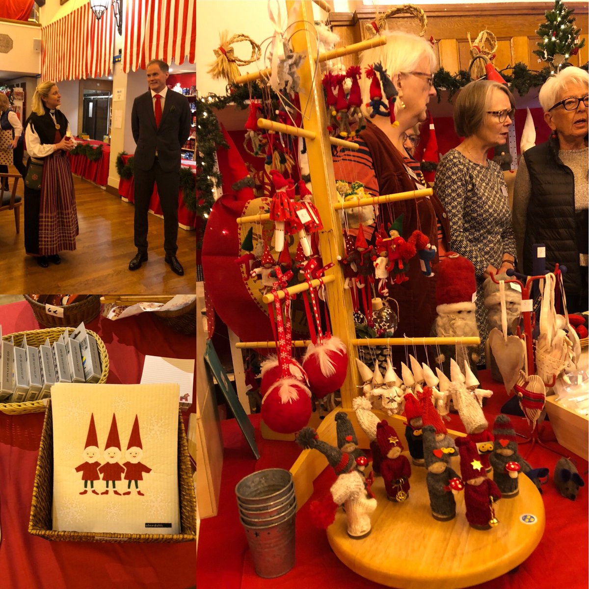 Auj notre conseiller de ministre a inauguré le marché de Noël à l’église suédoise. Venez découvrir des spécialités suédoise ainsi que des produits artisanaux 🤶🌲⭐️ sortiraparis.com/actualites/noe… <a href="/SvKyrkanParis/">Svenska Kyrkan Paris</a>