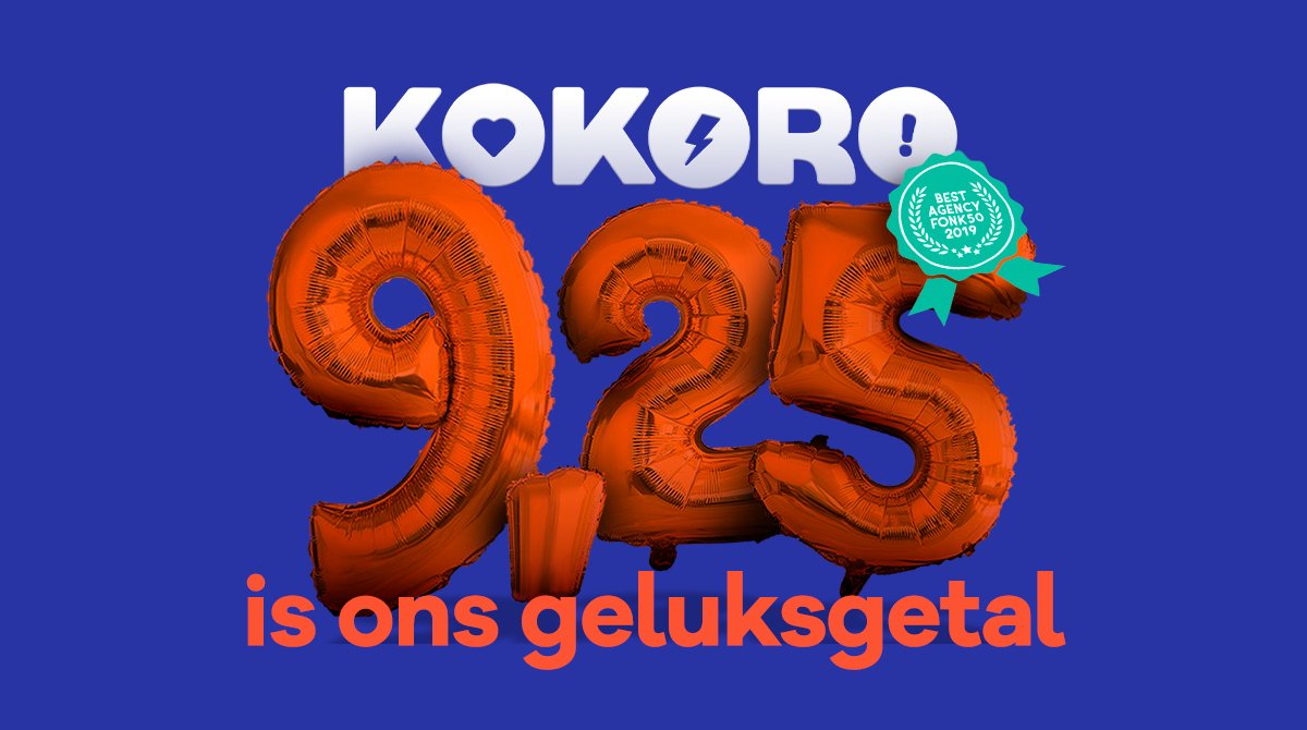 Ook dit jaar hoort Kokoro weer bij de 50 beste bureaus van Nederland! Én klanten geven ons een heel fijn cijfer voor Inzet en Service! 🎈🎈🎈 #fonk50 #heartvertising Lees meer: lnkd.in/dwFQTja