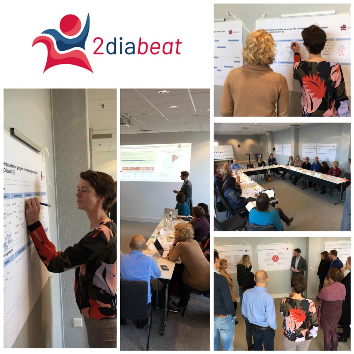 Vandaag de eerste bijeenkomst in het programma 2diabeat. In Utrecht maakten experts de maatschappelijke analyse van diabetes type 2. #2diabeat #diabetestype2 #stopdiabetestype2 #NHhotel #Utrecht