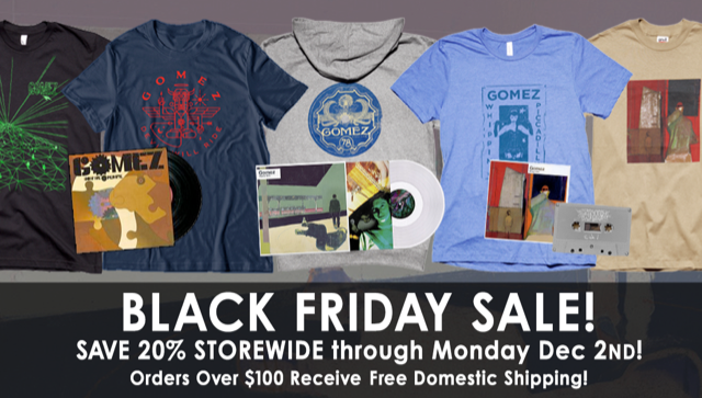 rockandrollts's tweet photo. Check out the discounts in the Official Gomez store: https://t.co/IqGU4nh7RF #gomez #gomeztheband #bringiton #blackfriday https://t.co/TxNL3HRgLu