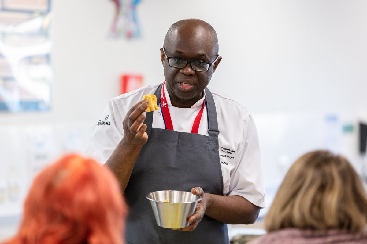 Trust_GMET's tweet photo. Thanks to @TamesideCollege for lending us a couple of their lecturers today. Our foodies are picking up some great tips!
#TheAnswerInTheRoom #food #foodtech https://t.co/2mXLPtHxzH