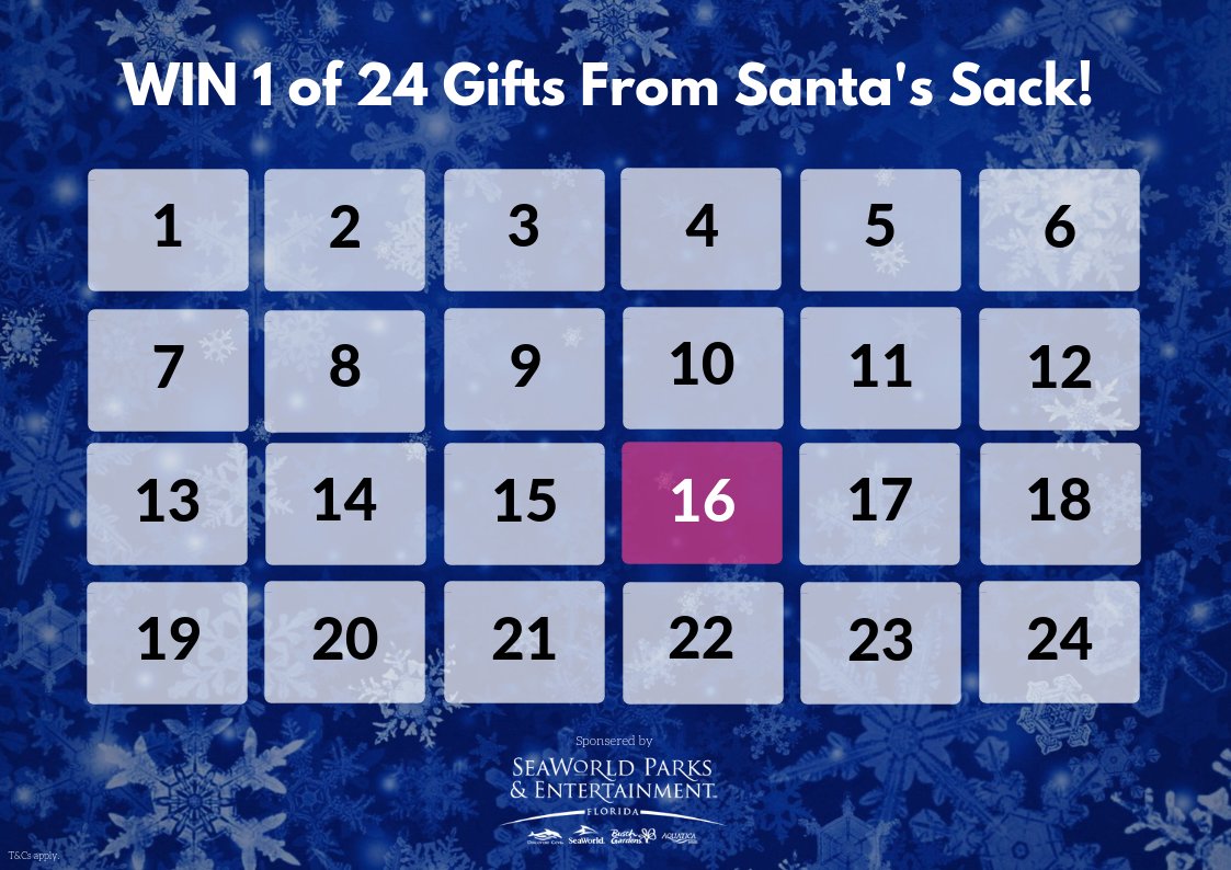 🎁 Advent Calendar Day 16 🎁
WIN 1 of 24 gifts from Santa’s sack! 🎅
Just FOLLOW our page, LIKE this post and answer the following…
What birds are popular on UK Christmas cards?
Good Luck! 🤞
T&amp;Cs apply.