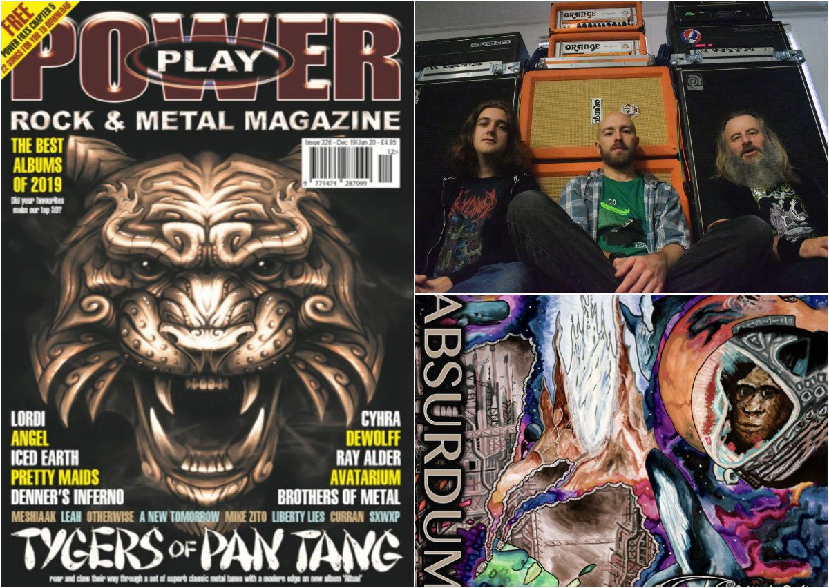 Awesome review in this months Powerplay Rock and Metal Magazine!!

On shelves today!

8/10 ⭐⭐⭐⭐⭐⭐⭐⭐💥💥
“Absurdum Ad Nauseam is one fabulous trip to take with a band who are very much on the up!”

ONLY 1 WEEK UNTIL RELEASE! 
cyberneticwitchcult.bandcamp.com