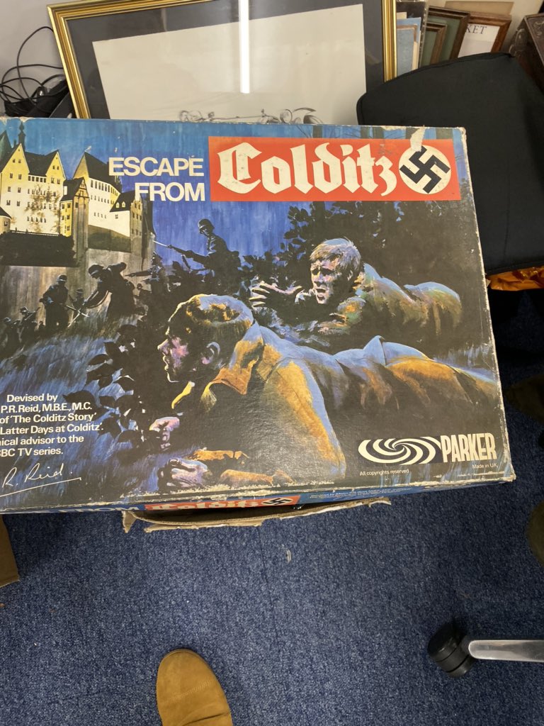 acegirl22's tweet photo. Thats us not getting any work done today then! #shoottokill #detectingtunnels #escapefromcolditz https://t.co/P5C73UrcOU
