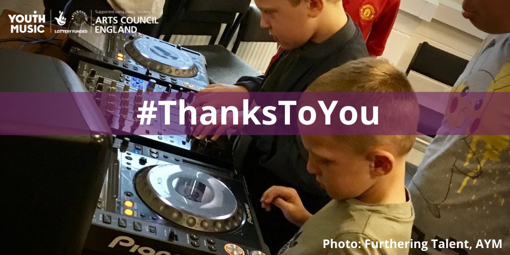Young people should be able to feel their chosen style of music is as valued as any other. #ThanksToYou #FurtheringTalent students are offered a diversity of musical experiences to help them discover what most inspires them, from folk workshops to DJ schools &amp; classical concerts.