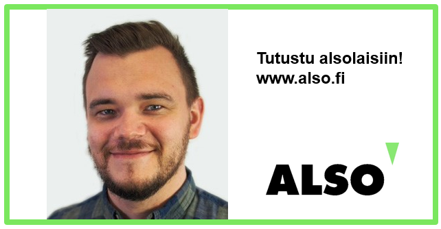 Tommi Härmä on ALSOlla melko tuore kasvo. Liiketalouden kansainvälisen kaksoistutkinnon pari vuotta sitten suorittanut Tommi työskentelee HP-yritystuotteiden tuotepäällikkönä. Tekniikkaa löytyy kotonakin riittämiin. Lue lisää Tommista: also.com/ec/cms5/fi_571…