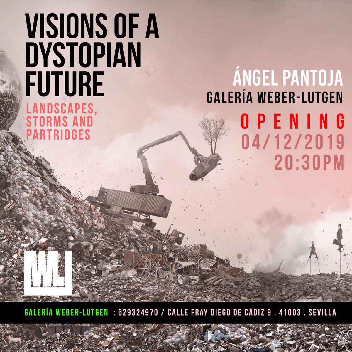 El miércoles 4 de diciembre a las 20:30 horas os invitamos a la inauguración de la exposición de Ángel Pantoja. Os esperamos !!