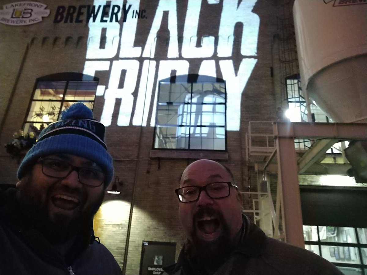 TTP at <a href="/lakefront/">Lakefront Brewery</a> Black Friday! Ready to get our bottles!