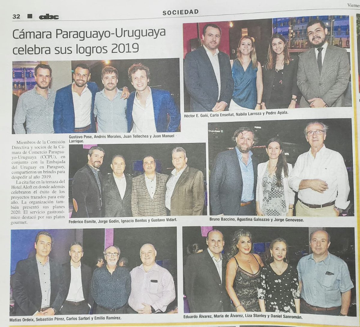 Con <a href="/agustinagaleaz1/">Agustina Galeazzi</a> participamos de la fiesta de fin de año de la Cámara de Comercio Paraguayo Urugayo. Fue un placer acompañarlos. Desde <a href="/GrantThorntonPY/">Grant Thornton Paraguay</a> y <a href="/grantthorntonuy/">Grant Thornton Uruguay</a> apostaremos al desarrollo comercial de ambos países.
