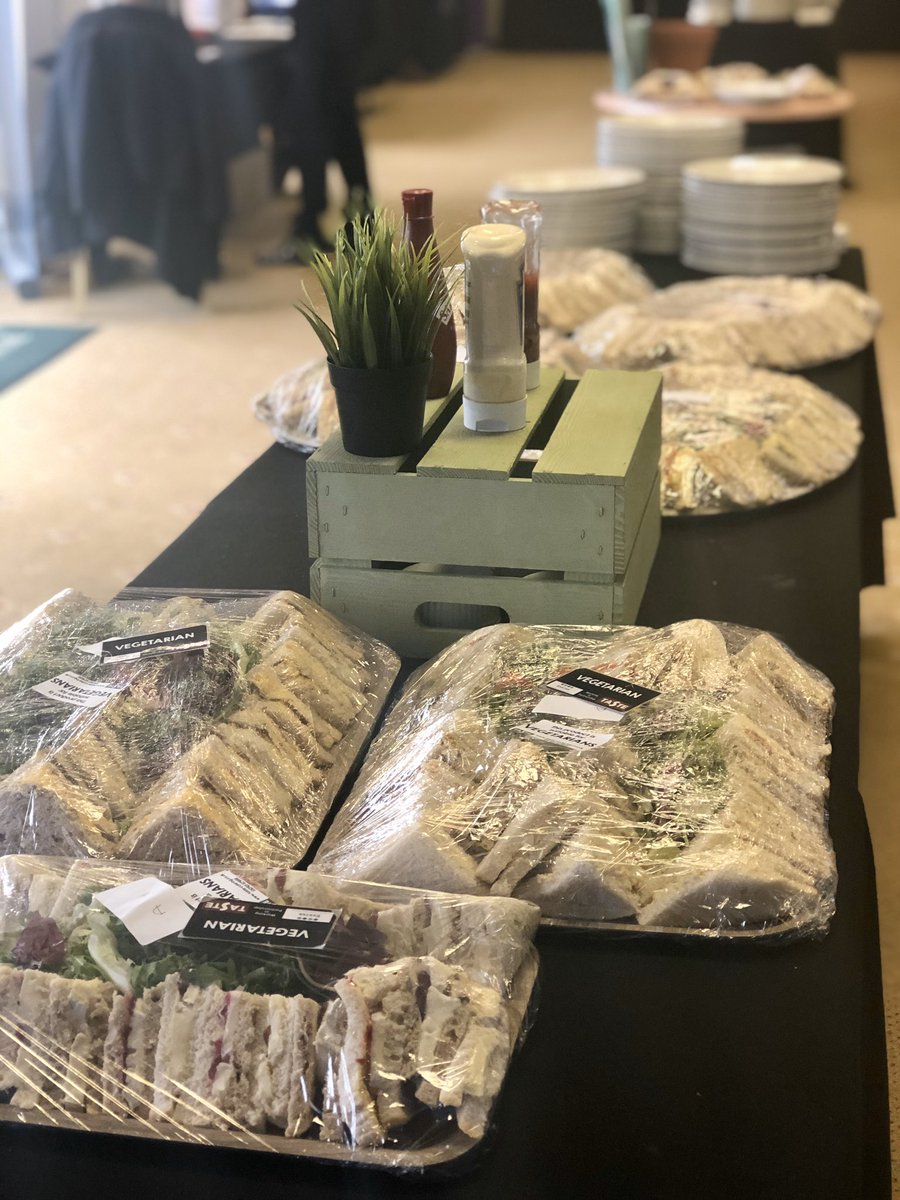 Harrumphreys's tweet photo. It’s lunch time at the Literacy Conference South West #Lit19SW. Handily the @skernlodge stand is quite nearby such tasty treats! Grab a sandwich AND our latest offers sheet for #WinterResidentials. @ExCoTSA @teachingschsSW @DartmoorTSA @SouthWestTSA https://t.co/PttTt4GqaE