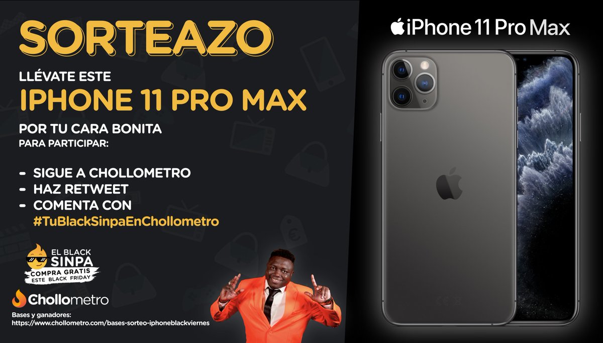 chollometro's tweet image. 🔥🔥 ¡VAMOSSSSSS NUEVA OPORTUNIDAD! 🔥🔥

➡️ Haz 🔁 a este tweet
➡️Comenta con #TuBlackSinpaEnChollometro cuál es tu app favorita de móvil!

Ese iPhone tiene que ser tuyo para poder usarla a tope!