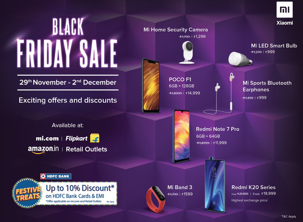 SnehaTainwala's tweet photo. Have you made your Black Friday purchase yet? 

There are some superrrr exciting offers on @Flipkart @amazonIN and https://t.co/8L8w9kq4y1

#BlackFridaySale #Xiaomi ♥️ https://t.co/XzMim3TOar
