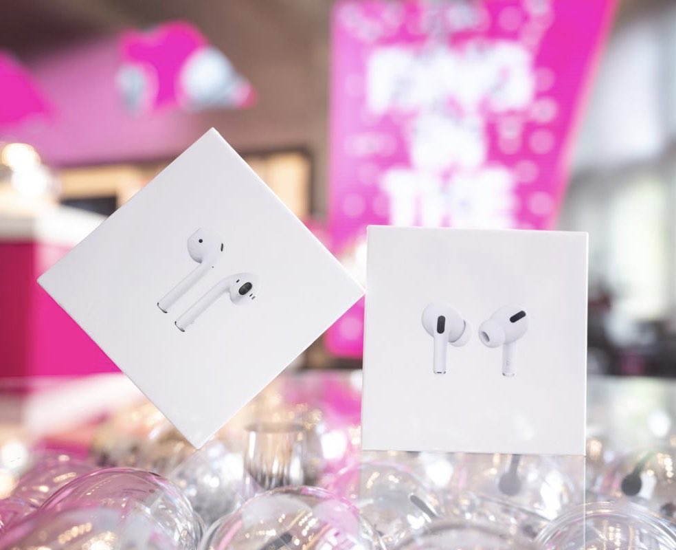 Happy #BlackFriday!! We’re open EARLY today just for YOU! Too many deals to mention them all but how about this - #AppleAirPods are all $0 Down &amp; @BeatsByDre #Solo3 🎧 are available for just $99! Only at @TMOBILE!