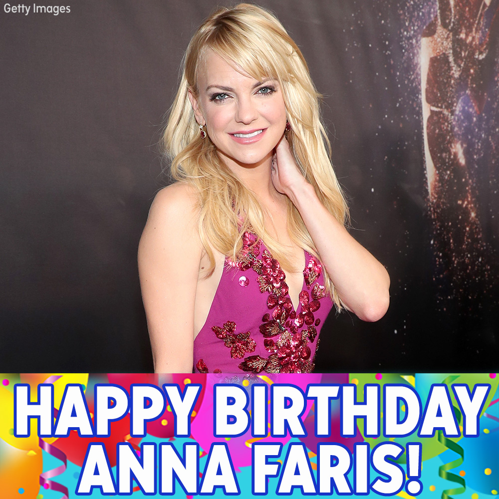 Happy birthday to actress and author Anna Faris! 