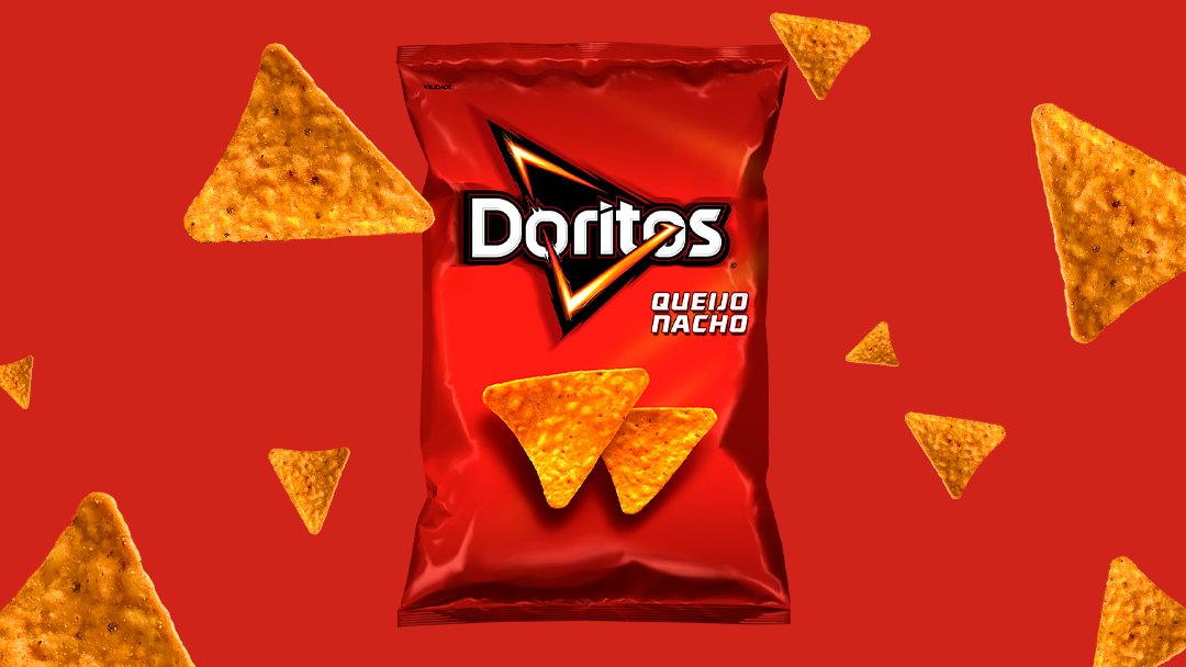doritosbrasil's tweet photo. DORITOS® Queijo Nacho. Um triângulo por uma vida menos quadrada. https://t.co/CQ9ie4Hljy