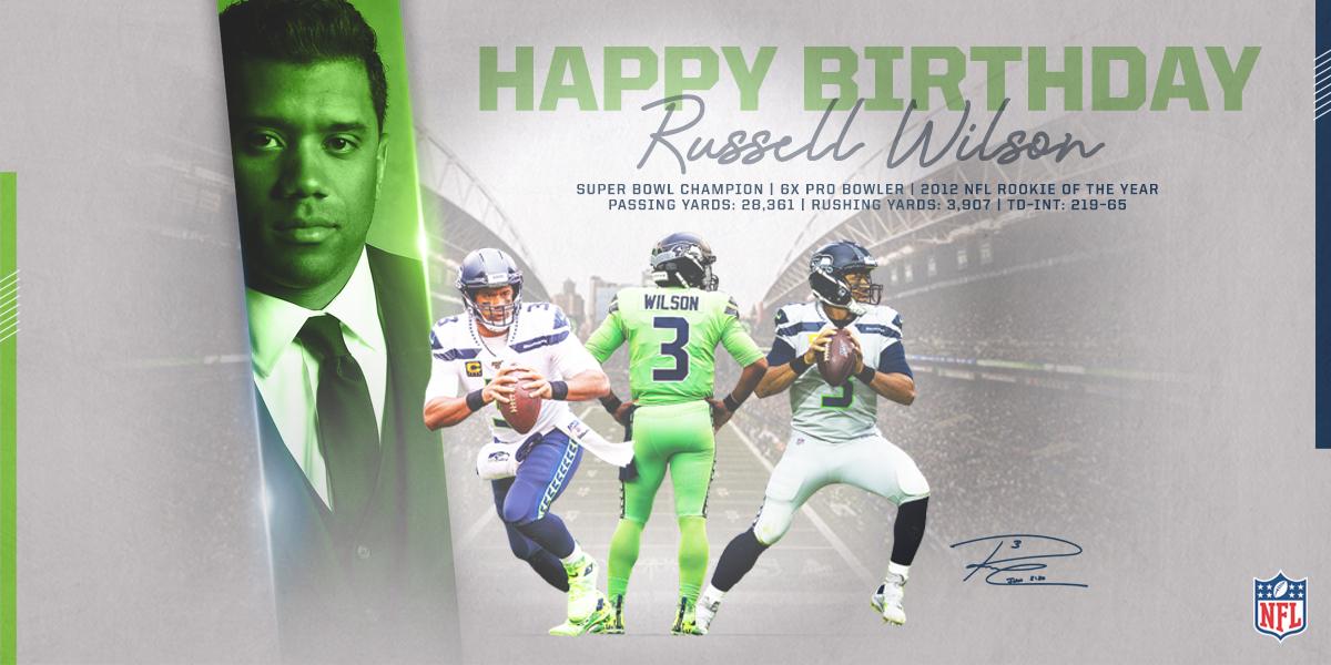 NFLUKIRE's tweet photo. Happy Birthday @DangeRussWilson 

A gent of a man
A beast of a Quarterback

@Seahawks 👊 https://t.co/hO19WFwqIq