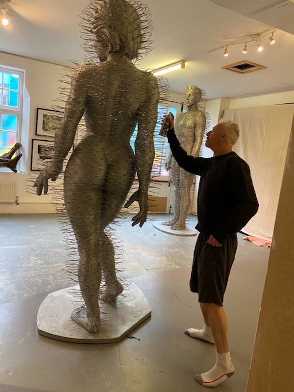 Getting ready for this weekend's Open Studios in Havelock Walk....

#davidmach #openstudios #havelockwalk #SE23 #foresthill  #coathanger #sculpture #artinlondon