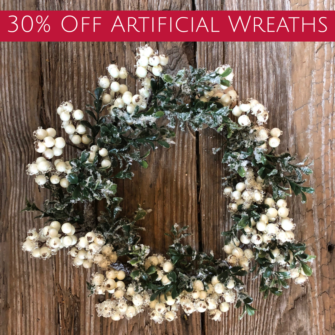 30% Off All Artificial Wreaths Thru Small Business Saturday! Come on by!! 

#artificialwreaths #happythanksgiving #smallbusinesssaturday #grateful #blackfriday #independentgardencenter #keepitlocal #southportnc #brunswickbeachesnc #allinbloomsouthport