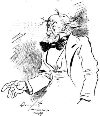 "Davenport cartoon of William Gladstone, 1897"