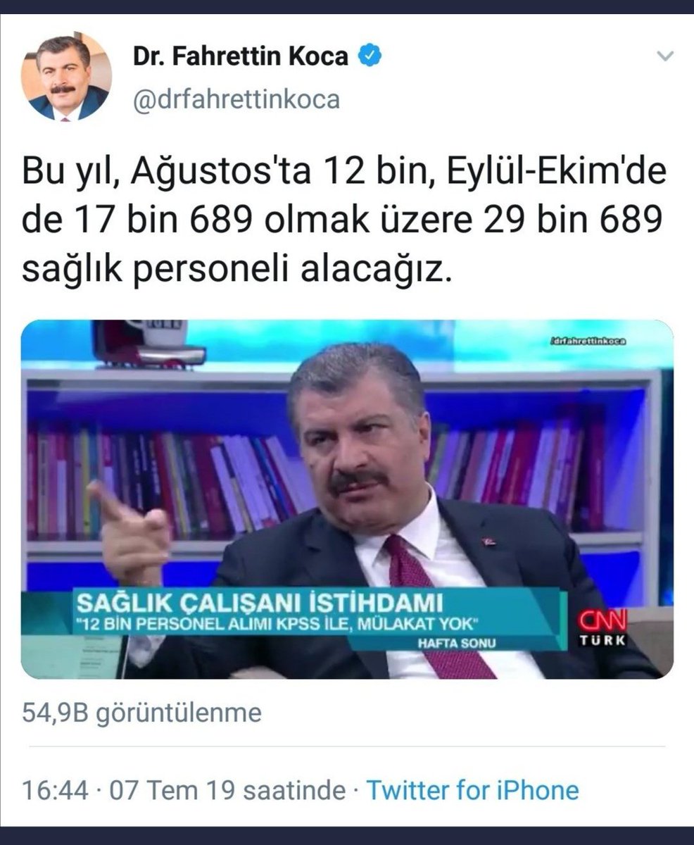 Sen en güzel duyguların katilisin. #17BinSağlıkçıTekSeferde 
<a href="/drfahrettinkoca/">Dr. Fahrettin Koca</a>