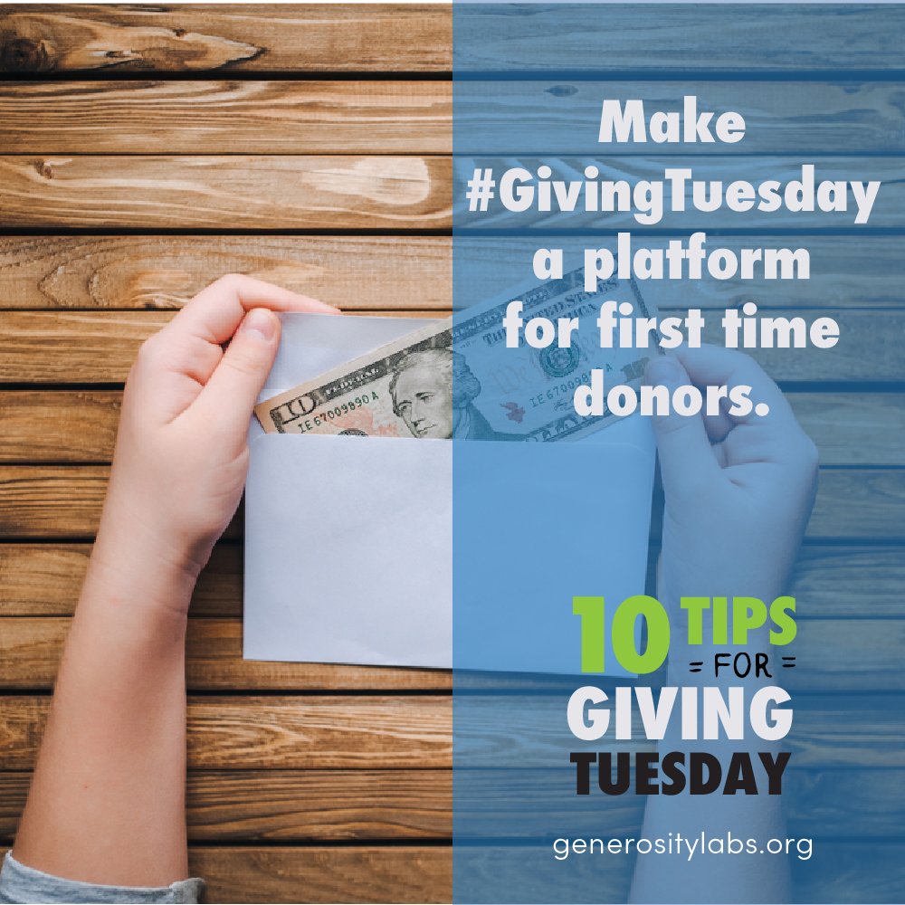 generositylabs's tweet photo. #GivingTuesday is a great platform for first-time donors. It's time to be a blessing. If you want to know more tips on giving, visit https://t.co/KcHuNhVn2N https://t.co/87yBoVG757