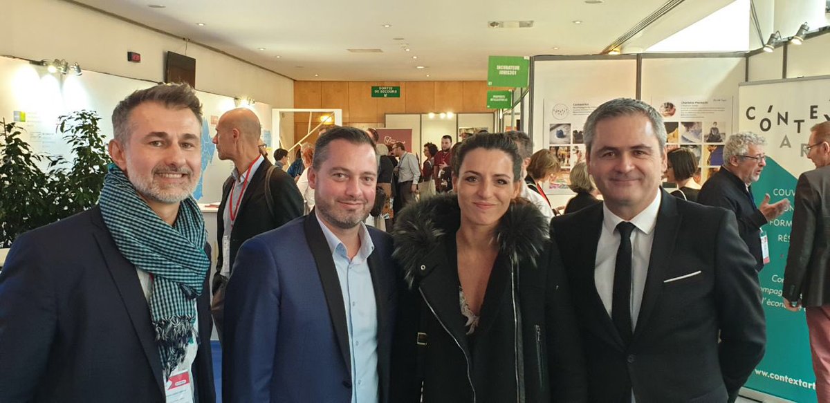 CoDubost's tweet photo. Toujours un plaisir de retrouvrer les réseaux économiques du territoire 34 au forum de la #PlaceCreative 😃 Au programme :
➡️ Réseaux responsables & engagés
➡️ Porteurs de projets audacieux
🤗 Porteurs d’avenir métropolitain https://t.co/IuZSNcjtse