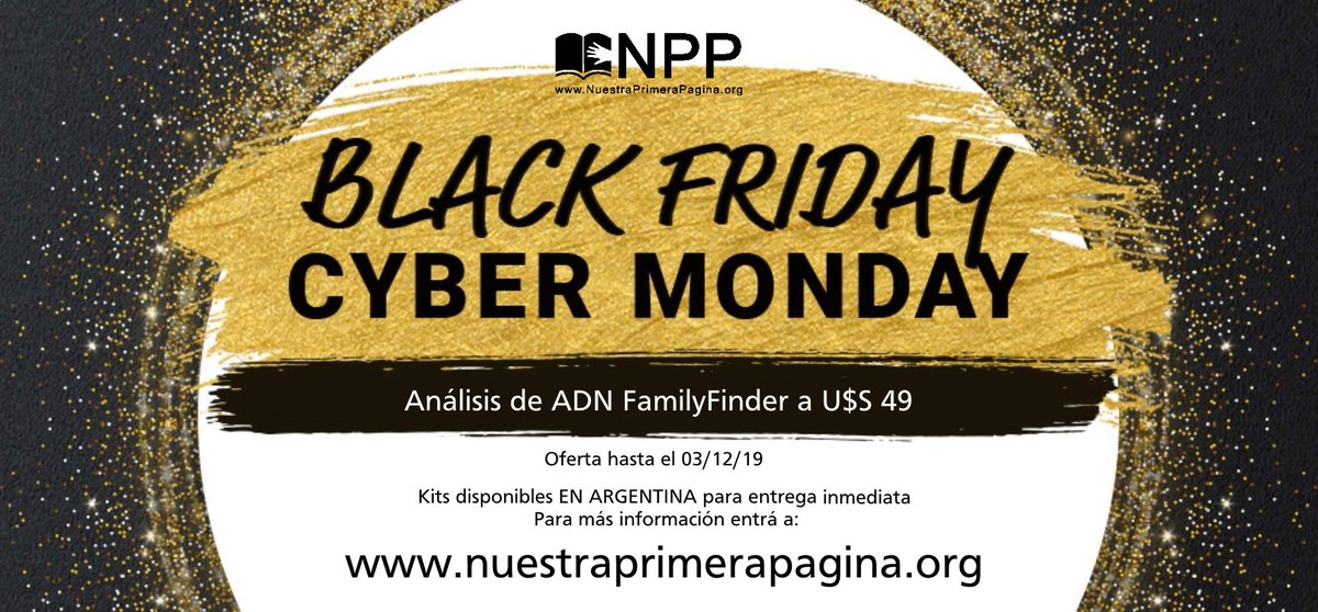 ongNPP's tweet photo. 👉 Atención! Solo hasta el 3/12, el precio mas bajo del año! Family Tree DNA ofrece el test de ADN a U$S 49 en lugar de 79.

Aprovechá la promo comprando el kit local acá: https://t.co/JFtboYb76y, luego les enviamos un usuario y clave para que puedan comprar el análisis. https://t.co/NdgSxcu1RS