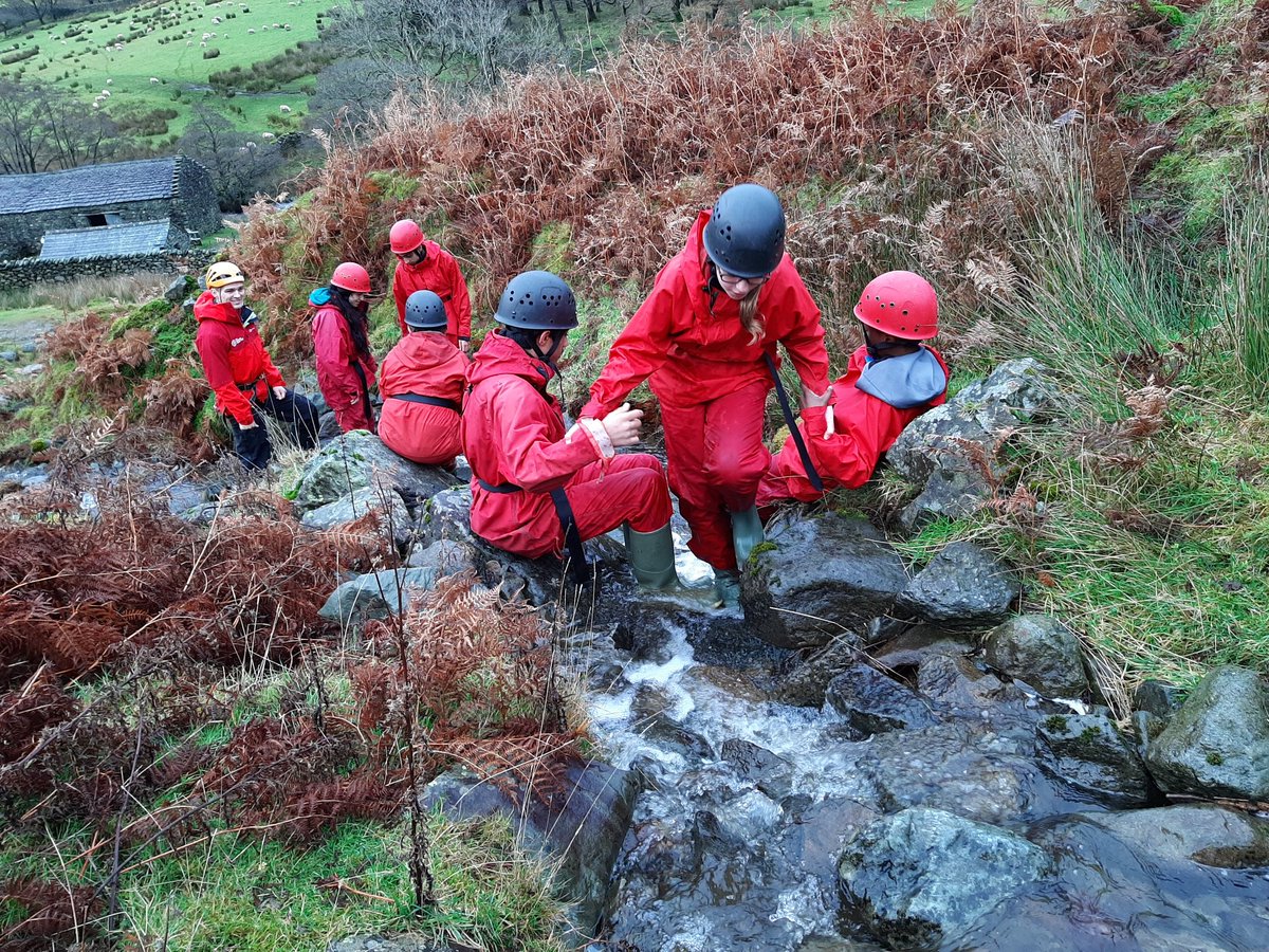MissCHaMaths's tweet photo. Ullswater day 2! Team Shackleton pushing their limits! Gorge walking followed by tunnelling. I cant believe how hard the worked! Inspiring! @DixonsTA #hardwork #prupose #trust https://t.co/BokMNBCAKP