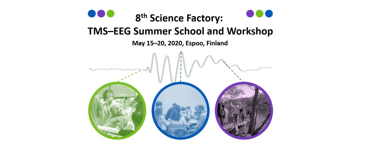 Timo Roine @timoroine.bsky.social (@timoroine) on Twitter photo 8th Science Factory: TMS–EEG Summer School and Workshop | Espoo, Finland | May 15-20, 2020 | <a href="/tmseeg/">Science Factory TMS–EEG Summer School and Workshop</a>
Course is targeted for students and researchers working with TMS, with an emphasis on TMS–EEG
Applications open! Early bird discount until Jan 31, 2020
aalto.fi/en/node/163166 8th Science Factory: TMS–EEG Summer School and Workshop | Espoo, Finland | May 15-20, 2020 | <a href="/tmseeg/">Science Factory TMS–EEG Summer School and Workshop</a>
Course is targeted for students and researchers working with TMS, with an emphasis on TMS–EEG
Applications open! Early bird discount until Jan 31, 2020
aalto.fi/en/node/163166