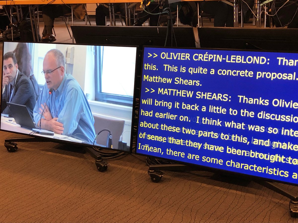 #IGF2019 #ICANN An excellent joint Dynamic Coalition session this morning on IOTs and Core Internet Values; Matthew Shears speaking