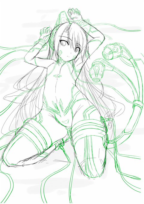 締め切りがないと落書きばかりしてしまう。 