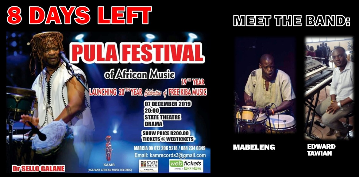 #PulaFestival2019
8 Days To Go!

Meet the Band...Have you bought your tickets yet?