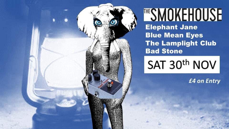 Tomorrow night we play our final show of the year at <a href="/TheSmokehouseUK/">thesmokehouseuk</a> for an amazing Elephant Jane presents alongside bad stone and <a href="/LamplightClub/">The Lamplight Club</a> 

This is one of the most exciting line ups we’ve played this year and we Mean it when we say you don’t wanna miss out!