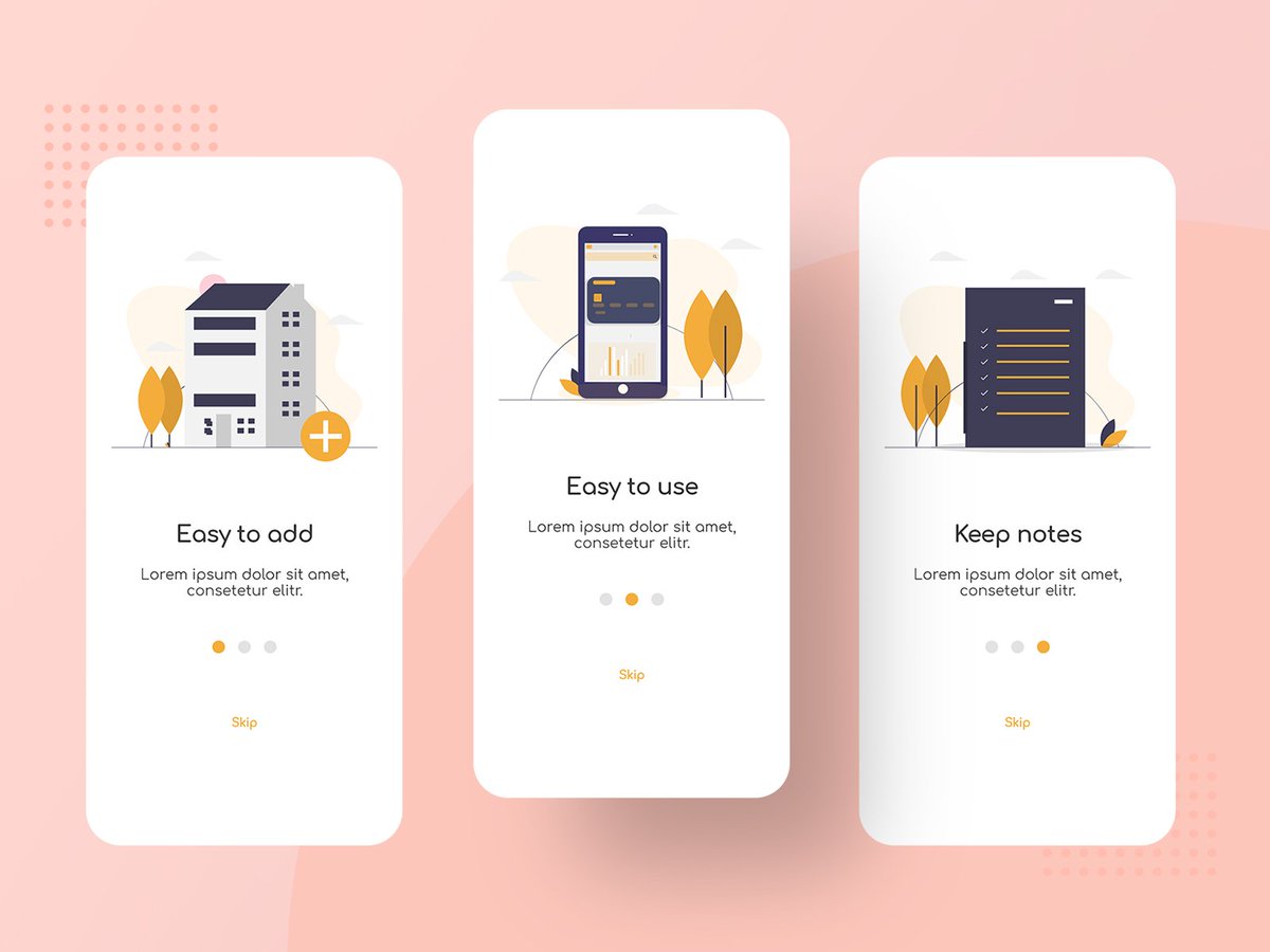 aufaitux's tweet image. Sharing the app onboarding design we did for a property management app. Don&apos;t forget to like and follow us.
#apponboarding #onboardingdesign #apponboardingdesign #mobiledesign #mobileappdesign #propertymanagementapp #propertymanagement #usdesign #uiuxdesign #uxdesignagencyindia