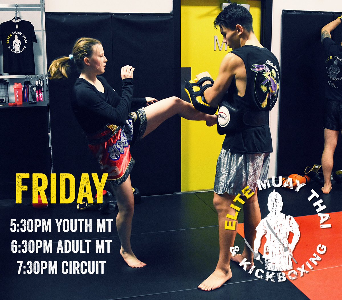 calgaryelite's tweet photo. Friday is here! Lots of kicks, punches and happiness await you at #MuayThai classes this evening!
______________________________________________
#friyay #tgif #muaythai #bestpeople #calgarymartialarts #weekend #winteryyc https://t.co/yCtkbB2Xxg