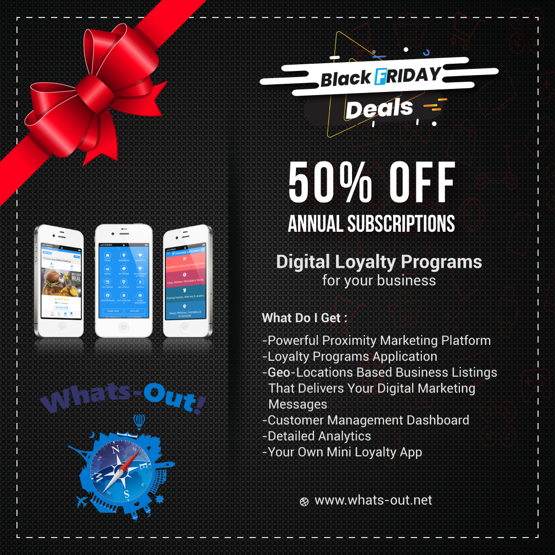 SamiAlTaher's tweet photo. https://t.co/oxlk5RsmuA effective location-based mobile marketing app combines a proximity platform, loyalty programs &amp; geo-locations based Business Listings that delivers your digital marketing messages, campaigns, events &amp; promotions directly #BlackFriday https://t.co/Mk9MG41iOK