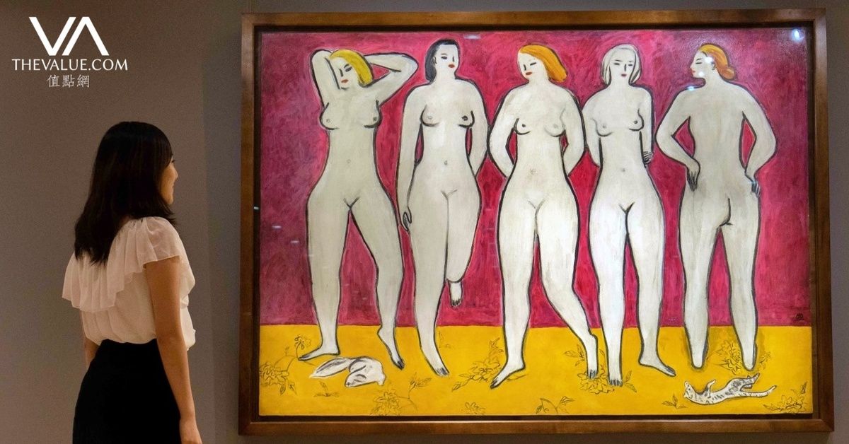 thevalueart's tweet photo. Five Nudes, Sanyu’s largest painting featuring female nudes, was just sold for HK$303m (US$38.72m) at @Christie’s Contemporary Art Evening Sale in Hong Kong after an intense 10-minute bidding war.
#thevalue #thevalueart #Sanyu #ContemporaryArt #HKAuction

https://t.co/zuxvUWHzJ8 https://t.co/sI2uE3sHpR