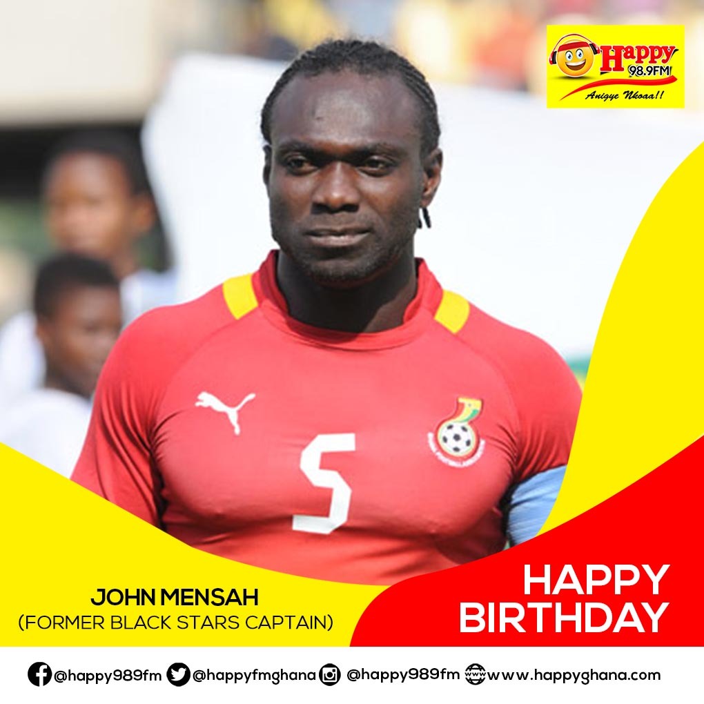 Happy Birthday to a great son of the land, Former player, John Mensah. 