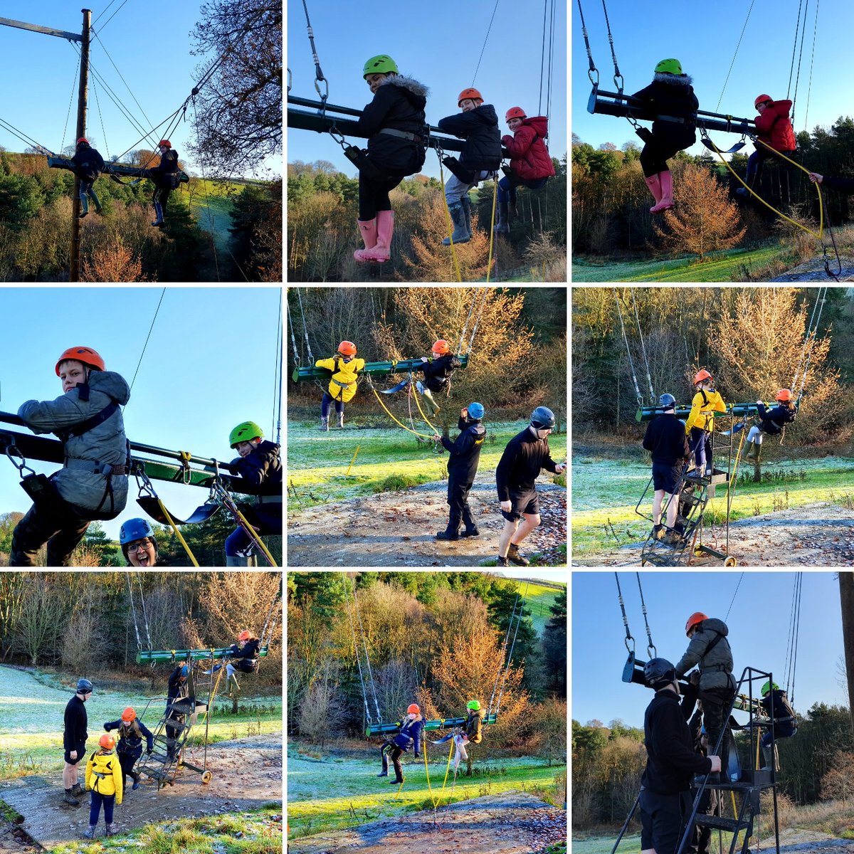 Day 3, and the sun came out! Now for the Giant Swing!