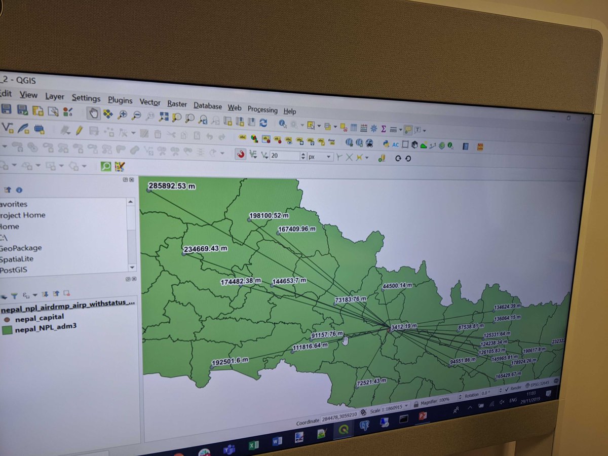 thinkWhere1's tweet image. Students at @ThinkUHI have been working through our QGIS Advanced course. We’ve been looking at geometry generators, and automating GIS processes using the QGIS graphical modeller #qgis #opensourcegis #geopackages #pyqgis #themapcloud #geometrygenerator