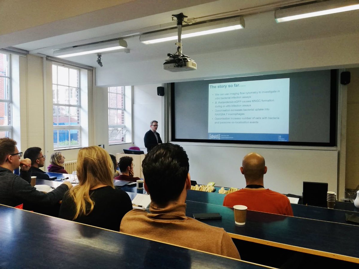 antodg16's tweet image. Absolute brilliant talk by Dr Dominic Jenner from @dstlmod for our @BioSemSoton series!
Very interesting science for a very interested audience 🦠🔬 @uos_bioengsci @MiNaTherGroup