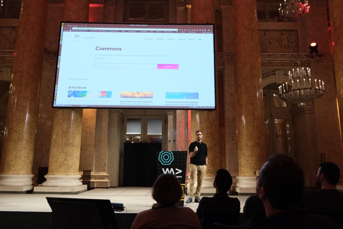 BenMarcusJones's tweet photo. It was great to be back in the Vienna Imperial palace (best venue ever)  for #wearedevs19 ! Thanks to organizers and great attendees, see you next time with another @oceanprotocol tech update as we build #ANewDataEconomy! https://t.co/d4YCp0qPkB
