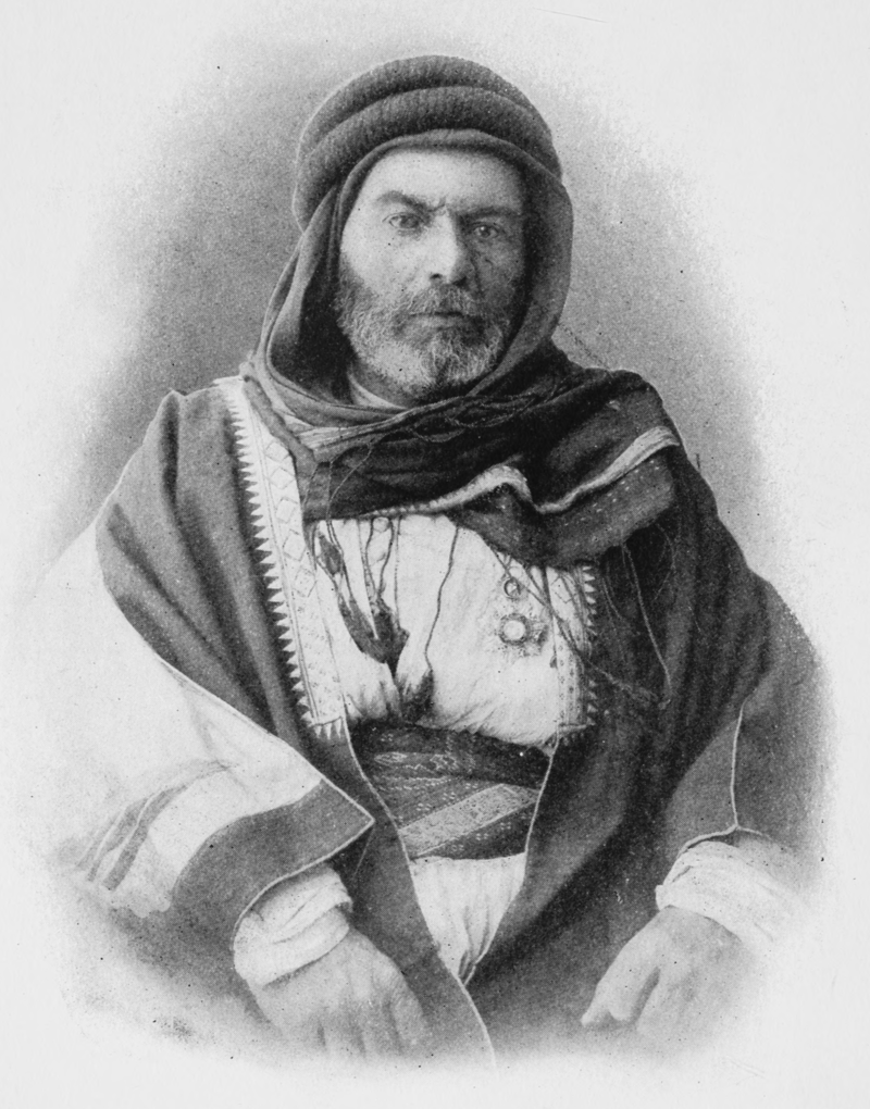 "Achmet Haffez, Davenport's 'Bedouin Brother,' the diplomatic ruler of the Anezeh Bedouins, whose support was critical to Davenport's successful trip"